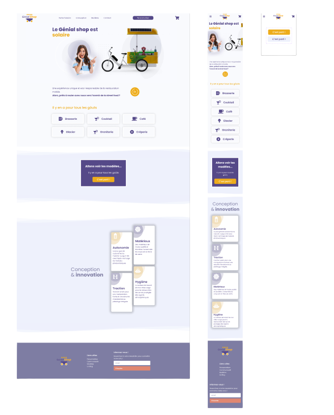 maquette figma génial shop